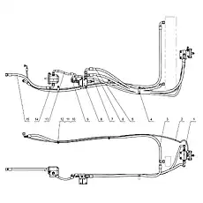 CLAMP - Блок «HYDRAULIC COOLING SYSTEM 15Y0514_000_00»  (номер на схеме: 4)