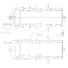 SNAP RING - Блок «REAR FRAME ASSEMBLY 08Y0091_000_00»  (номер на схеме: 14)