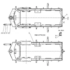 TRACTION PIN - Блок «REAR FRAME ASSEMBLY 08Y0305_000_00»  (номер на схеме: 10)