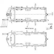 TRACTION PIN - Блок «REAR FRAME ASSEMBLY 08Y0585_000_00»  (номер на схеме: 10)