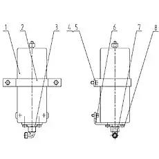 MOUNTING PLATE - Блок «Установка аккумулятора в сборе 15C0230000»  (номер на схеме: 6)