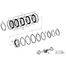 I.CLUTCH DISC - Блок «Тормоз»  (номер на схеме: 090)