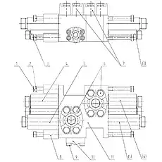 SPLIT FLANGE - Блок «Блок регулирующего клапана 44C1235000»  (номер на схеме: 7)