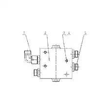 WASHER - Блок «Гидравлический замок в сборе 12C1027000»  (номер на схеме: 4)