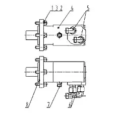 ELBOW - Блок «Мотор колебаний в сборе 11C0482000»  (номер на схеме: 5)