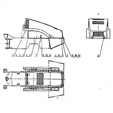 Шайба - Блок «25Y0017 Капот двигателя в сборе»  (номер на схеме: 4)