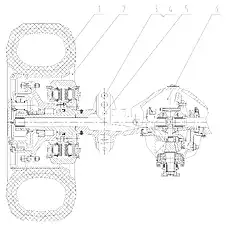 Lock Nut M24×2-10 GB/T889.2 - Блок «Rear Axle Assembly»  (номер на схеме: 3)