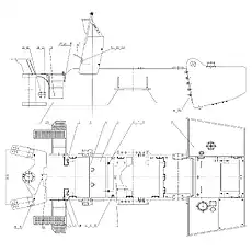 LEFT LADDER - Блок «Rear Frame Assembly 30E0465»  (номер на схеме: 24)