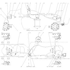 AIR DRYER MOUNTING для фронтальных погрузчиков Liugong CLG835 на схеме BRAKE SYSTEM 20Y0180 000 (номер на схеме: 1)