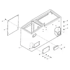 ASHTRAY - Блок «CONTROL BOX AS 47C1941 002»  (номер на схеме: 7)