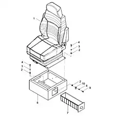 SCREW - Блок «SEAT AS 46E0040 004»  (номер на схеме: 8)