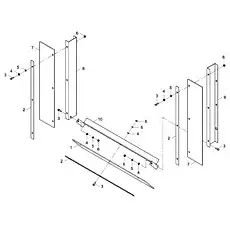 RUBBER PLATE - Блок «SHROUD 20C0222 001»  (номер на схеме: 1)