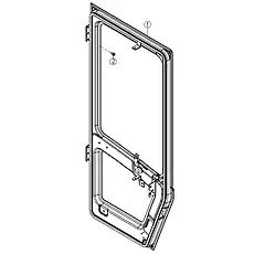 BOLT M8×16-8.8-ZN.D - Блок «DOOR-LH»  (номер на схеме: 2)