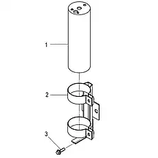 BOLT M6×20-8.8-ZN.D - Блок «REFRIGERANT RECEIVER MOUNTING»  (номер на схеме: 3)