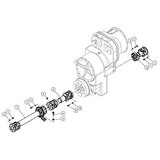 SUPPORT & DRIVE SHAFT SYSTEM 03Y0131_000_00