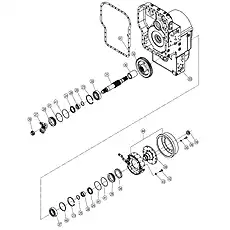 LOCKNUT M33×1.5 - Блок «TRANSMISSION 42C1286_000_02»  (номер на схеме: 39)