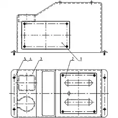 WASHER - Блок «Ящик консоли в сборе»  (номер на схеме: 5)