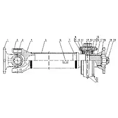 FLANGE - Блок «41C0089 001 Вал главного привода»  (номер на схеме: 7)