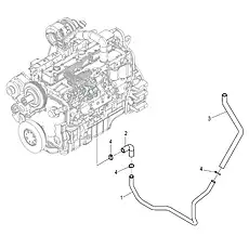 INTAKE PIPE - Блок «AIR PIPE ASSEMBLY»  (номер на схеме: 2)