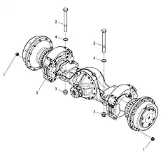 HARD WASHER - Блок «FRONT AXLE ASSEMBLY 01E0375_003_00»  (номер на схеме: 4)