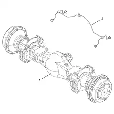 SEALANT - Блок «REAR AXLE ASSEMBLY 01E0376X0_000_00»  (номер на схеме: 5)