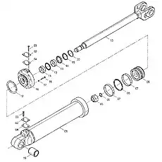 0-RING (VER: 000) - Блок «10C1288 003 Цилиндр стрелы»  (номер на схеме: 9)