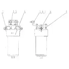 PLATE (VER: 000) - Блок «45C0277 002 Топливный фильтр»  (номер на схеме: 8)