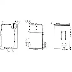 FUEL TANK (VER = 001) - Блок «00E0757 001 Топливный бак в сборе»  (номер на схеме: 1)