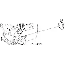 SEALING CAP (VER = 000) - Блок «Аварийный ручной насос»  (номер на схеме: 110)