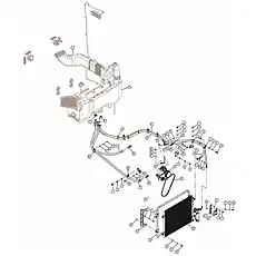 EVAPARATOR MOUNTING AS - Блок «AIR CONDITIONING SYSTEM 23Y0104 002 00»  (номер на схеме: 2)