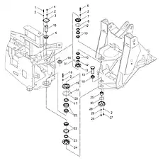 WASHER - Блок «ARTICULATION HITCH AS 43C0013_006_00»  (номер на схеме: 2)