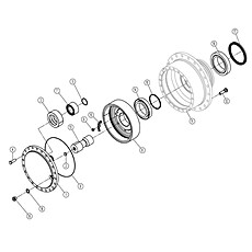 AXLE HOUSING & INSERT AS 41C2008_000_00