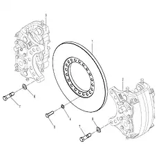 CLAMP AS - Блок «BRAKE 45C0638_000_00»  (номер на схеме: 3)