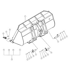 BUCKET GROUP (3.0m3) 32E1378_002_00