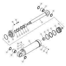 BUCKET TILTING CYLINDER 10C2928_000_00