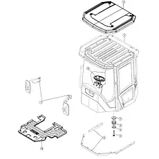 SHOCK ABSORBER - Блок «CAB AS 41Y0298_000_00»  (номер на схеме: 5)