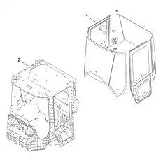 DECORATION AS 1 - Блок «CAB (WITH DECORATION) 47C2901_000_00»  (номер на схеме: 2)