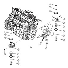 ENGINE MOUNTING 40C5291_000_00