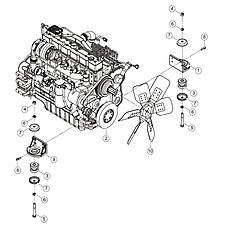 ENGINE MOUNTING 40C5782_000_00