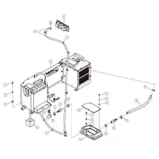 WATER HOSE - Блок «EVAPORATOR MOUNTING AS 46C9332_002_00»  (номер на схеме: 16)