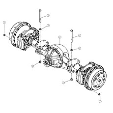 FRONT AXLE AS 01Y0104_000_00