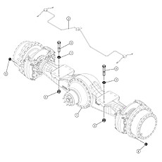 FRONT AXLE AS 01Y0231_000_00