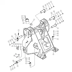 PIN - Блок «FRONT FRAME AS 08Y0436_000_00»  (номер на схеме: 19)