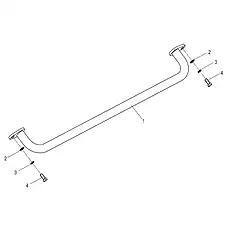 HANDRAIL - Блок «HANDRAIL GROUP-RH 34C5384_000_00»  (номер на схеме: 1)