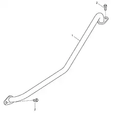 BOLT M10×30-8.8-ZN.D - Блок «HANDRAIL-LH 34C5383_001_00»  (номер на схеме: 2)