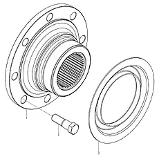 BOLT M12x1.5x42-10.9 - Блок «INPUT FLANGE 41C1578_000_00»  (номер на схеме: 2)