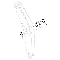 SEAL 110x130x8 - Блок «LEVER 24C2515_000_00»  (номер на схеме: 3)