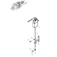 BOLT M20x40-8.8-ZN.D - Блок «PARKING BRAKE SYSTEM 21Y0040_001_00»  (номер на схеме: 3)