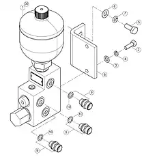 SEAL KIT - Блок «PILOT OIL SUPPLY VALVE ASSEMBLY» 