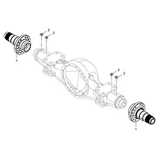 HUB CARRIER - Блок «SPINDLE 24D0203_000_00»  (номер на схеме: 1)